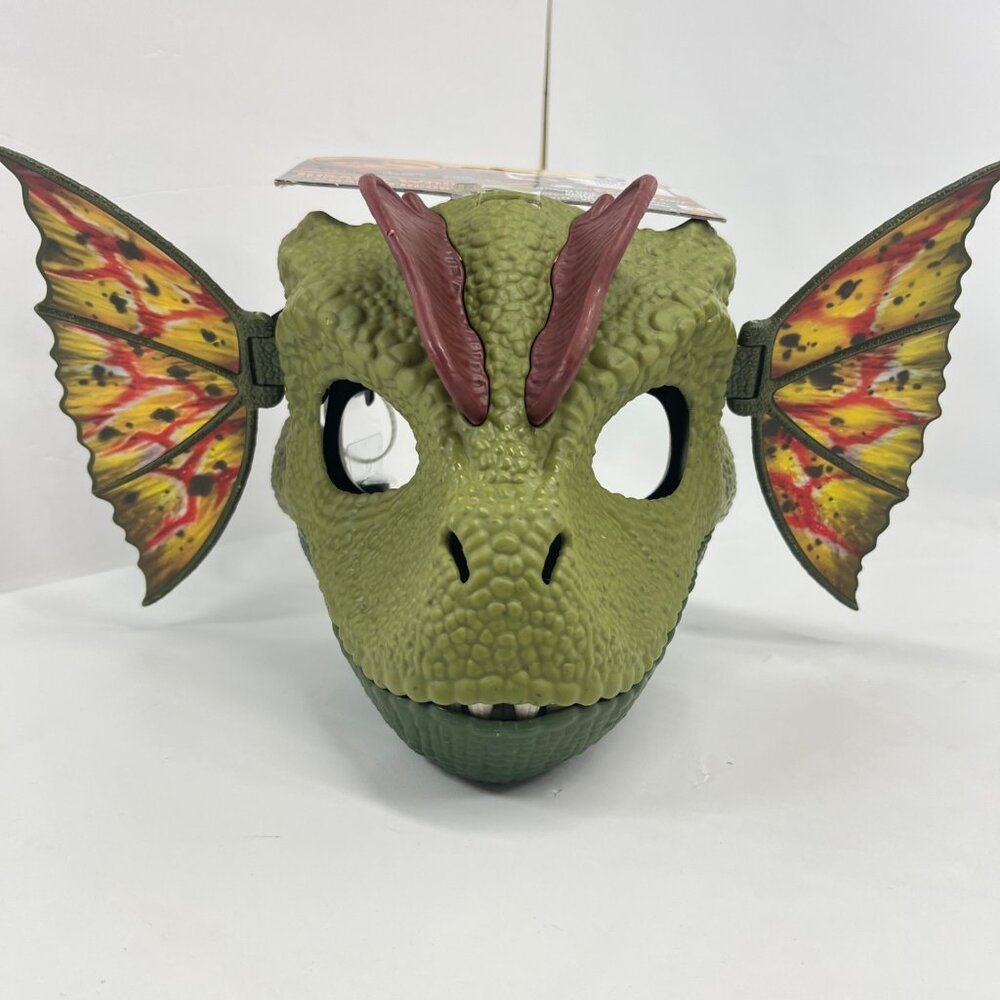 Mattel Jurassic World Role-Play Mask, Dilophosaurus with Venom Launching Water
